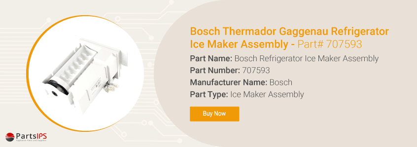 bosch refrigerator ice maker assembly
