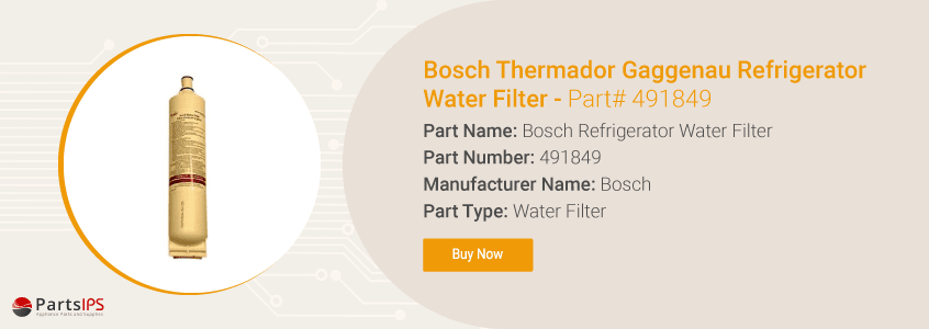 bosch refrigerator water filter