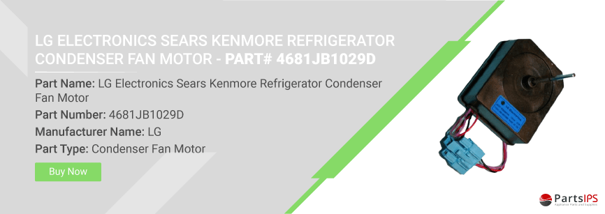lG electronics sears kenmore refrigerator condenser fan motor