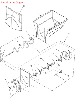 Picture of Amana AGITATOR - Part# 10114401