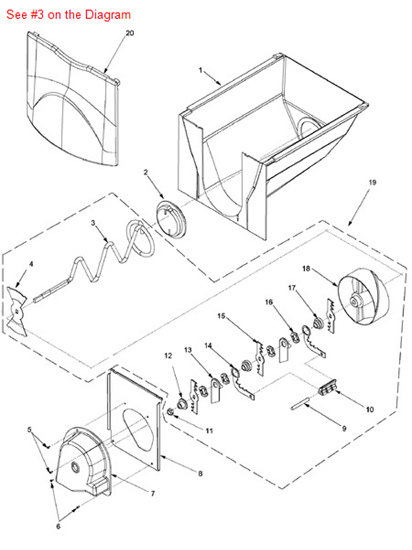 Picture of Amana AGITATOR - Part# 10114401