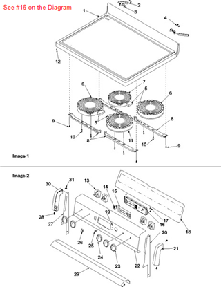 Picture of Amana CNTRL ELEC - Part# 31771301