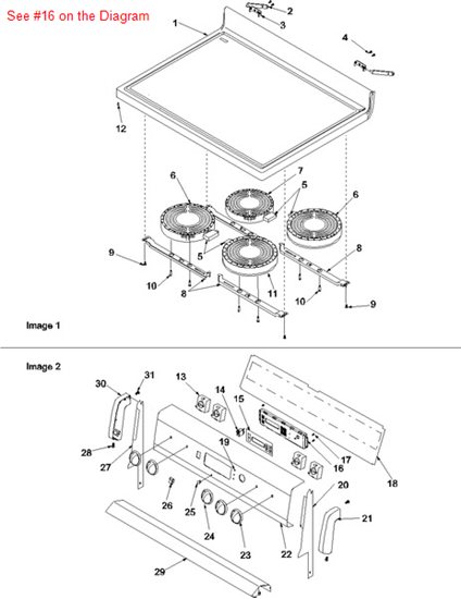 Picture of Amana CNTRL ELEC - Part# 31771301