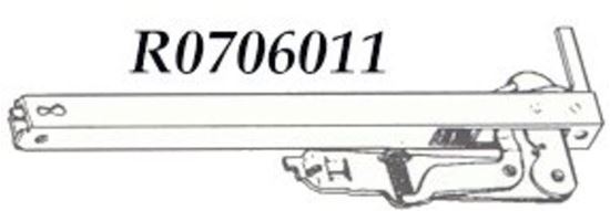 Picture of Whirlpool KitchenAid Roper Amana Jenn-Air Maytag Caloric Gaffers and Sattler Magic Chef Norge Sears Kenmore Admiral Range Oven DOOR HINGE ASSY - Right Hand - Part# R0706011