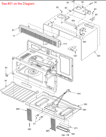 Picture of Amana HOLDER - Part# R9800384