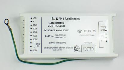 Picture of Bosch Thermador Gaggenau Siemens Stove Range Oven Cooktop Gas Simmer Controller Spark Module CONTROL UNIT - Part# 645446