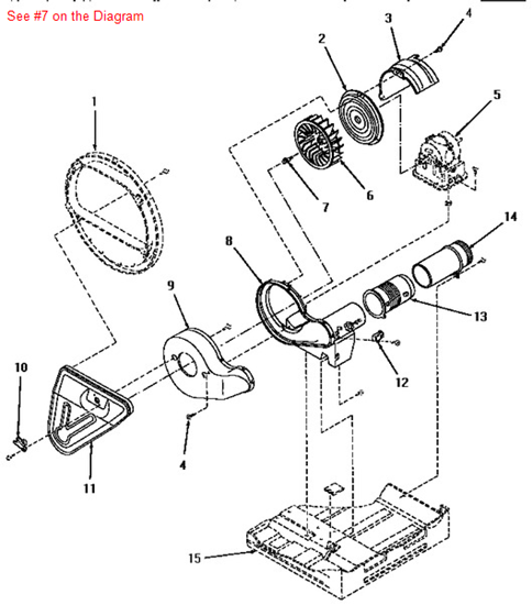 Picture of DACOR ASY, DRIVE MOTOR/SWITCH - Part# 13697