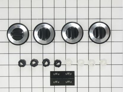 Picture of GE BRNR KNOBS 4 - Part# PM3X88
