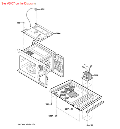 Picture of GE CAP - LEG - Part# WB02X10611