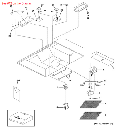 Picture of GE COVER - Part# WB02X11027