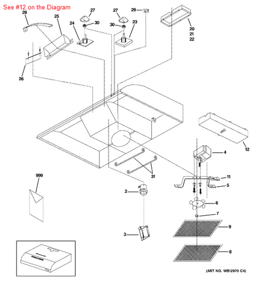 Picture of GE COVER - Part# WB02X11027