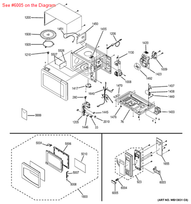 Picture of GE DOOR BUTTON - Part# WB03X21010