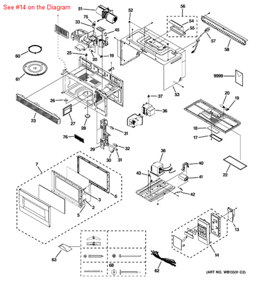 Picture of GE PANEL CONTROL ASM - Part# WB07X10904