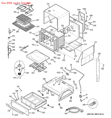 Picture of GE JACK RECEPTA - Part# WB08T10005