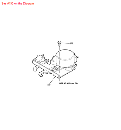 Picture of GE LATCH OVEN ASM - Part# WB14T10071