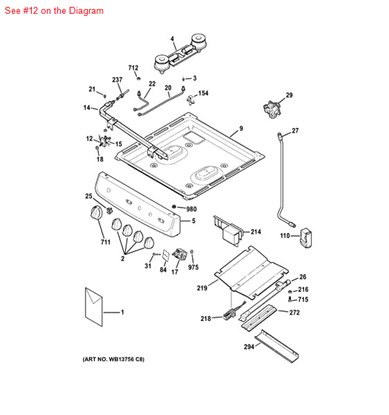 Picture of GE SWITCHES & HARNESS - Part# WB18K10099