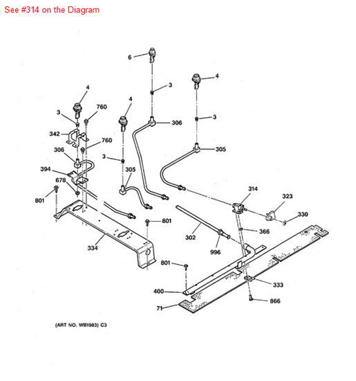 Picture of GE GAS VALV MED - Part# WB19K5027