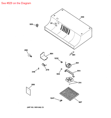 Picture of GE SWITCH - Part# WB23X5096