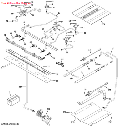 Picture of GE ORIFICE SPUD - Part# WB28K10107