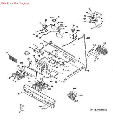 Picture of GE CONVERSION KIT LP - Part# WB28K10799