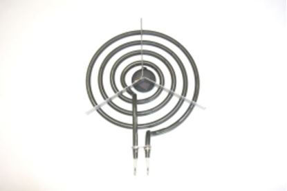 Picture of GE General Electric Hotpoint Sears Kenmore Range Stove Cook Top BURNER SURFACE UNIT ELEMENT 8" 4T 2100W BLACK MEDALION - Part# WB30X253