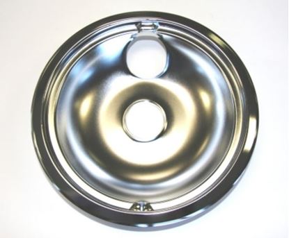 Picture of GE General Electric Hotpoint Sears Kenmore Range Stove Cook Top 8" DRIP BOWL CHROME REAR BUBBLE - Part# WB31M15