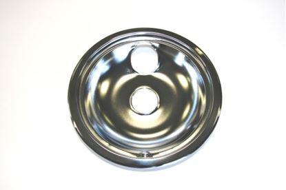 Picture of GE General Electric Hotpoint Sears Kenmore Range Stove Cook Top 8" DRIP BOWL REAR BUBBLE CHROME - Part# WB31T10011