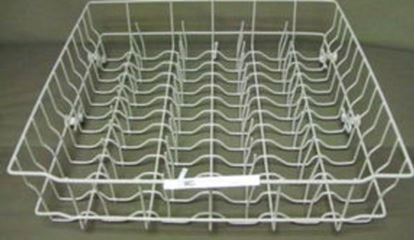 Picture of GE General Electric RCA Hotpoint Sears Kenmore Dishwasher Upper Rack With Rollers Kit - Part# WD28X10369