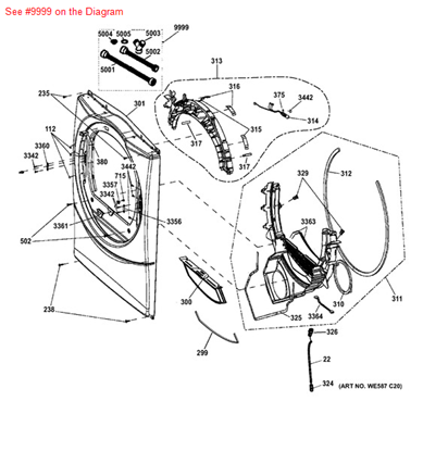 Picture of GE STEAM KIT - Part# WE25X20060