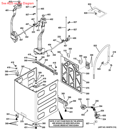 Picture of GE SENSOR - BULK DISPENSER - Part# WH12X10564