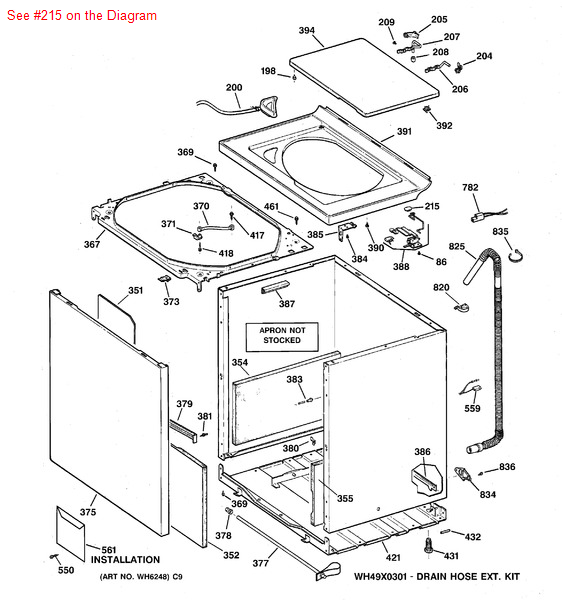 GE General Electric Hotpoint Sears Kenmore Clothes Washer Washing