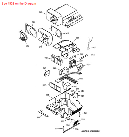 Picture of GE GASKET DAMPER CHILL - Part# WR14X10096