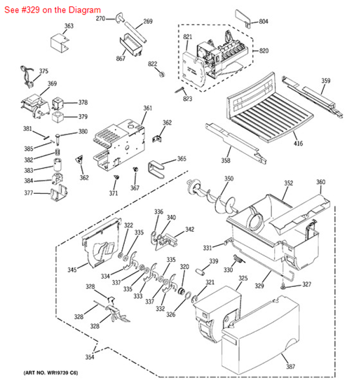 Picture of GE WIRE ACTUATOR DISP - Part# WR17X11403