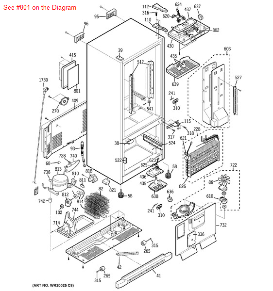 General Electric Refrigerator Parts Diagrams Reviewmotors.co