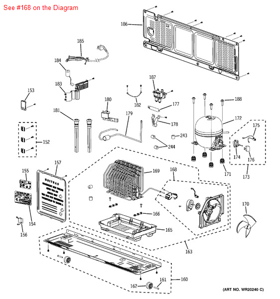 ge freezer parts