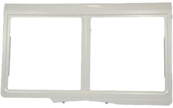 Picture of LG Electronics Sears Kenmore Refrigerator Crisper Drawer Cover Shelf Frame Assembly - Part# 3551JJ2020G