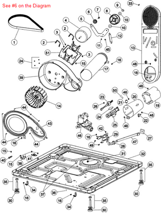 Picture of Maytag P1-SLEEVE FOR IDLER ARM - Part# 315772