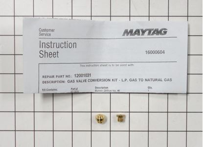 Picture of Maytag KIT, CONVERSION (LP - Part# 12001031