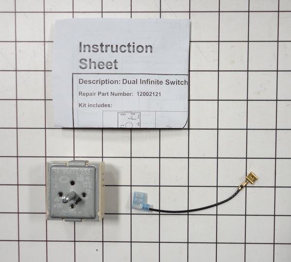 Maytag INFINITE SWITCH KIT (DUAL) Part 12002121 Appliance Parts