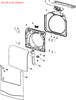 Picture of Maytag P1-DOOR, LOCK HOOP ASM - Part# 22003269