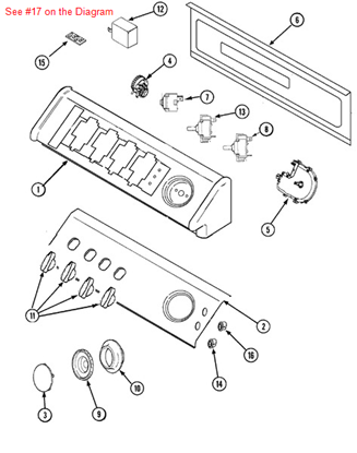 Picture of Maytag CORD, LEAD-IN - Part# 27001142