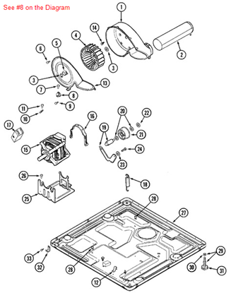 Picture of Maytag P1-T-STAT - Part# 33002409