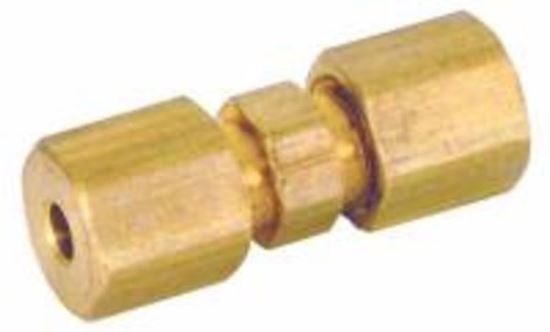 Picture of 1/4" COMPRESSION BRASS UNION - Part# 65335