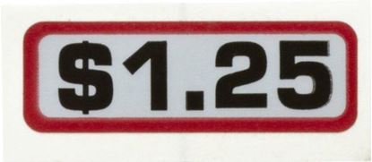 Picture of Greenwald Industries Coin Slide Chute $1.25 SLIDE DECAL - Part# 00-9104-24