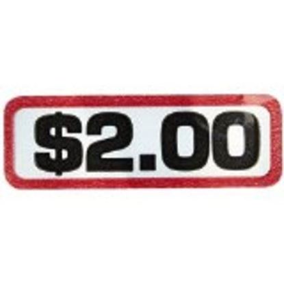 Picture of Greenwald Industries Coin Slide Chute $2.00 SLIDE DECAL - Part# 00-9104-26