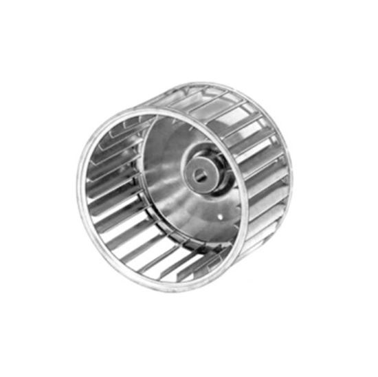 Picture of CCW Packard Galvanized Steel Furnace Bower Wheel 4 1/4" Diameter 1/4" Bore - Part# BW16046