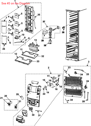 Picture of ASM, EVAP REF F - Part# DA97-03154B