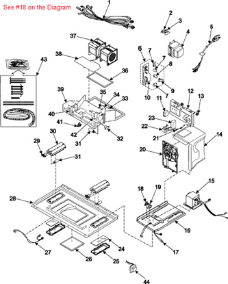 Picture of THERMOSTAT - Part# DE47-20020A