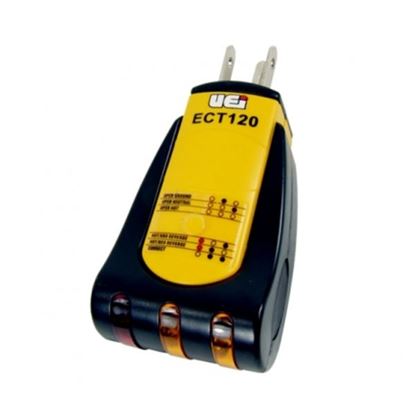 Picture of UEI Test Instruments 3 Wire Receptacle Outlet Tester - Part# ECT120K