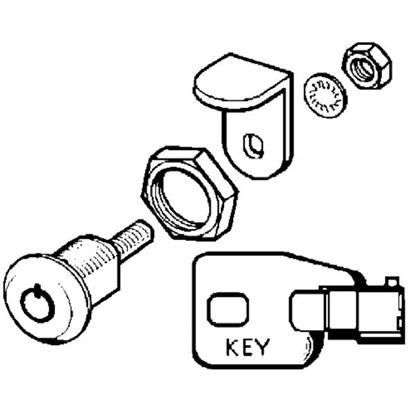 Picture of Greenwald Industries Money Box LOCK & KEY- 60A-34-32-60 - Part# GR600K